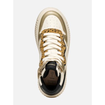 GEOX LAQUINNY ΠΑΙΔΙΚΑ SNEAKERS ΑΝΑΤΟΜΙΚΑ ΧΡΥΣΑ  J56M3B054AJC1M2U 